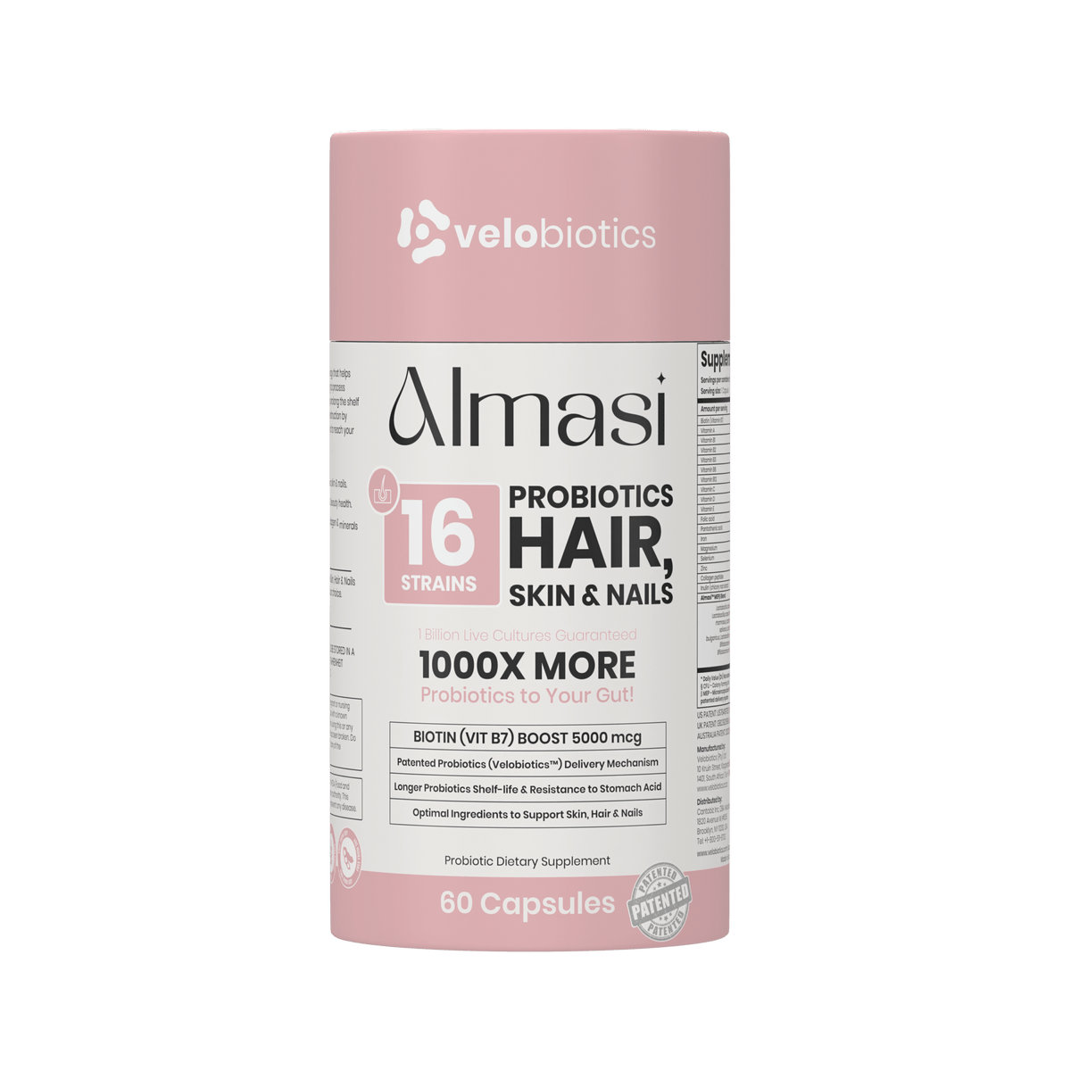 Almasi Probiotics Skin, Hair & Nails (60s) — image 1