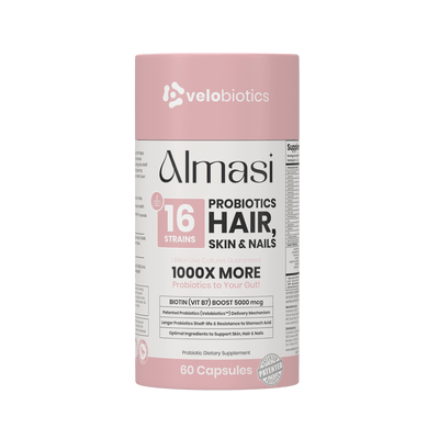 Almasi Probiotics Skin, Hair & Nails (60s), 3D product rendering