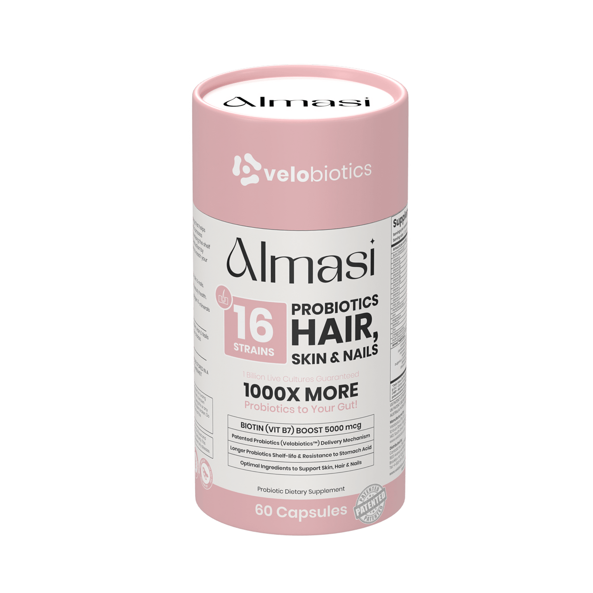 Almasi Probiotics Skin, Hair & Nails (60s) — image 4