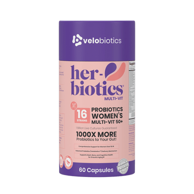 Her-Biotics Ageless Multivitamin 50+ 3D bottle render