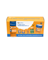 6-Week Total Transformation Pack GutSlim probiotic supplements and diet shake for gut health and weight loss