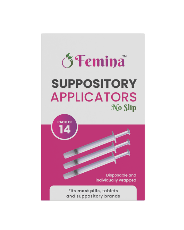 Femina Suppository Applicators No Slip(14s), front packaging view