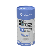 His-Biotics® Ageless Vitality 50+ probiotics multivitamin for men over 50 with 16 strains and Velobiotics™ technology