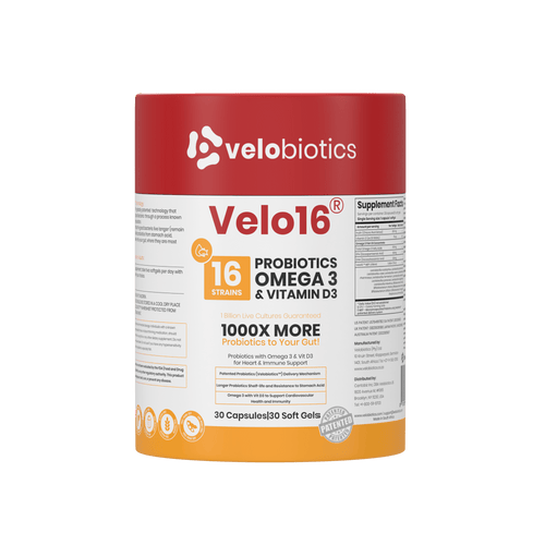 Velo16 Probiotics Omega 3 + Vit D3