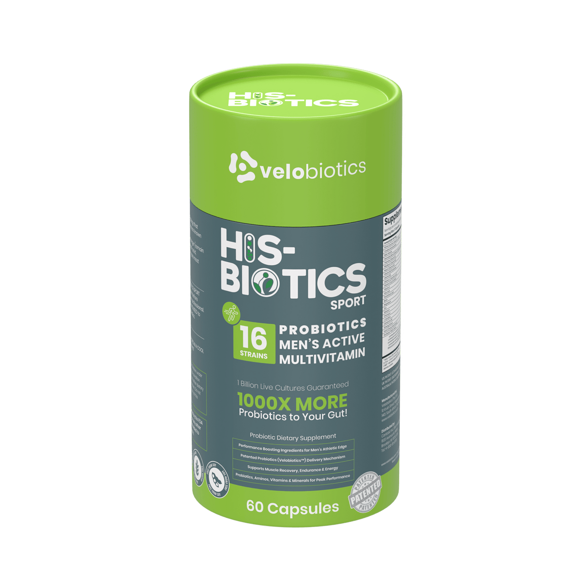 His-Biotics Probiotics SPORT Multivitamin Capsules — image 6