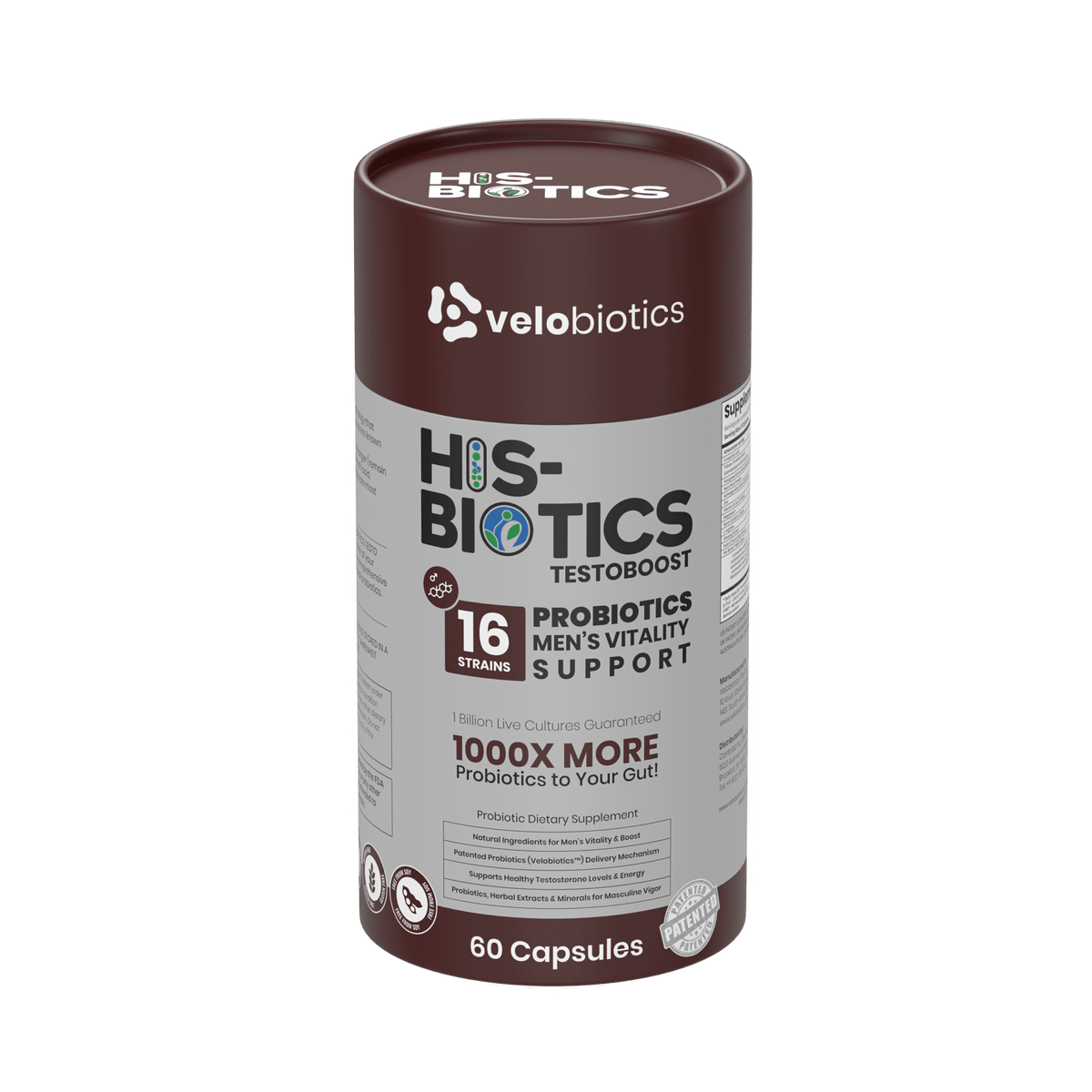 His-Biotics Probiotics TESTO BOOST — image 3
