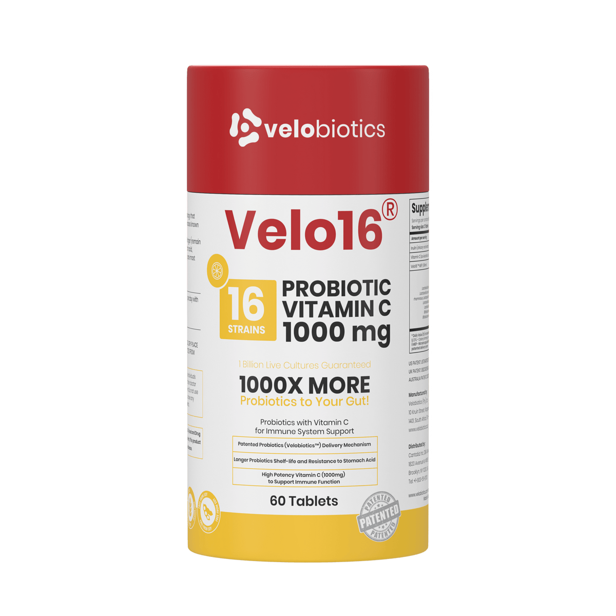 Velo16 Probiotics Vitamin C — image 1