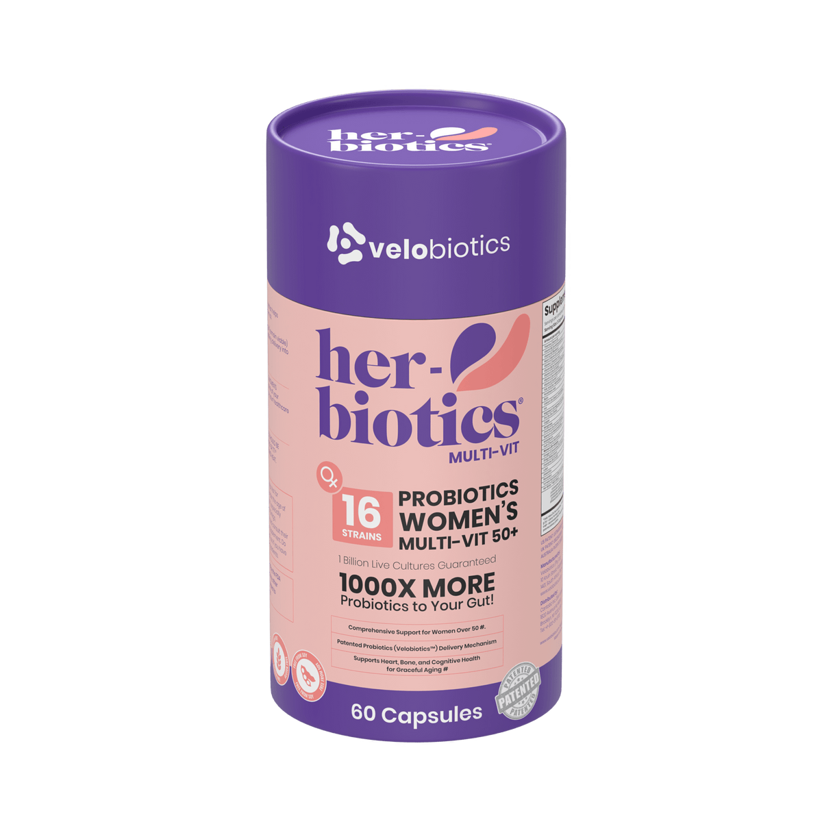 Her-Biotics Probiotics Ageless Multivitamin 50+ — image 8