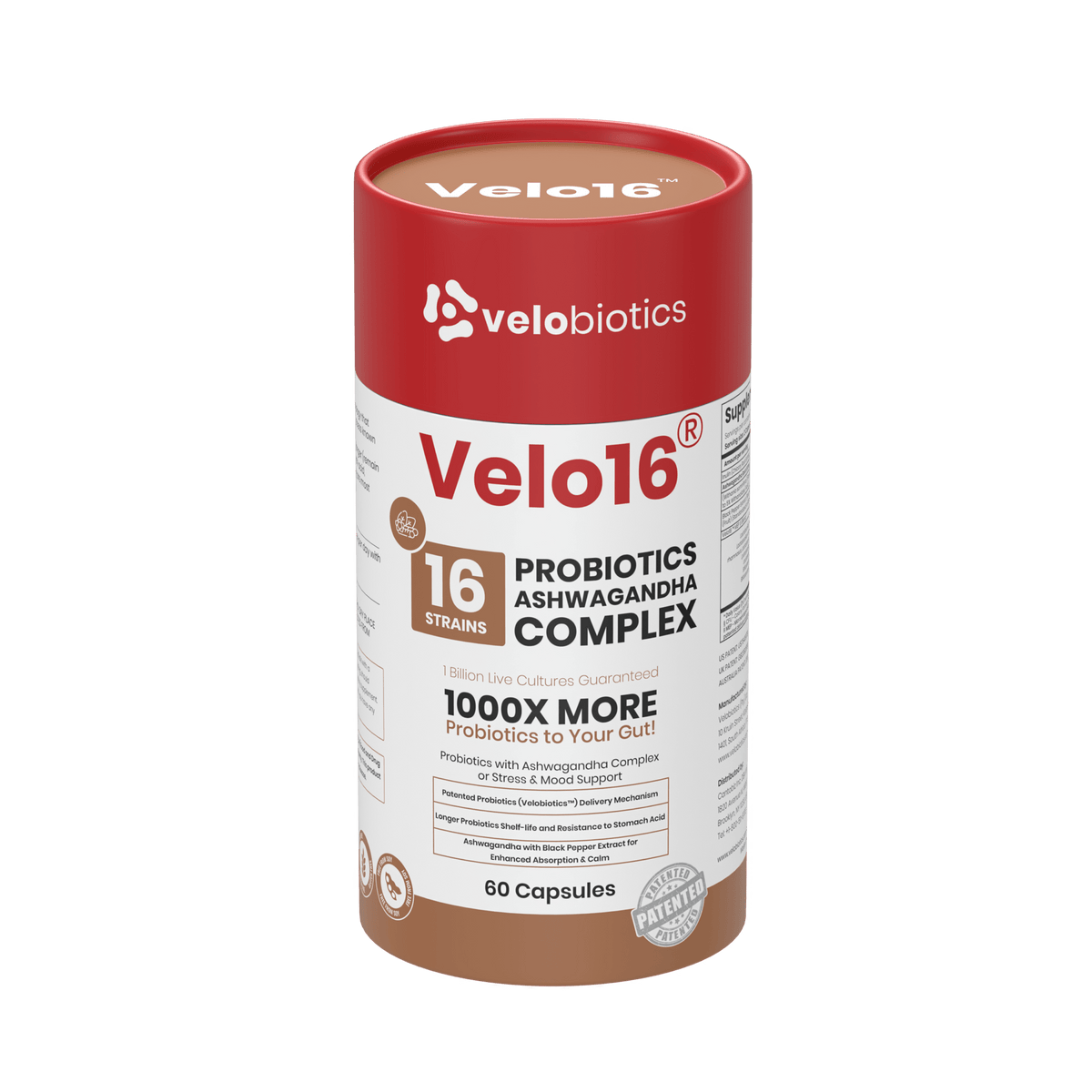 Velo16 Probiotics + Ashwagandha Complex — image 3
