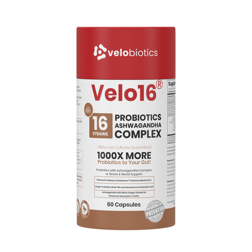 Velo16 Probiotics + Ashwagandha Complex
