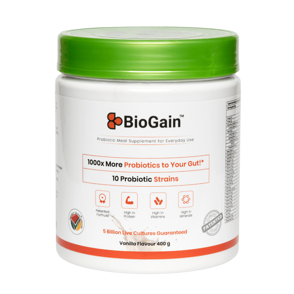 BioGain™ - Probiotics Meal 400g — image 2