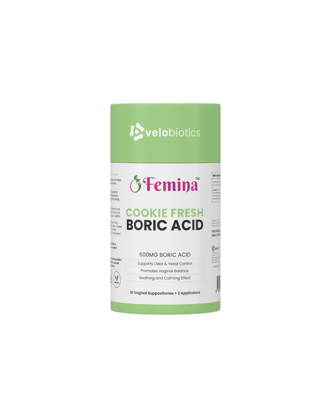 Femina COOKIE FRESH Boric Acid ONLY Suppositories — image 3
