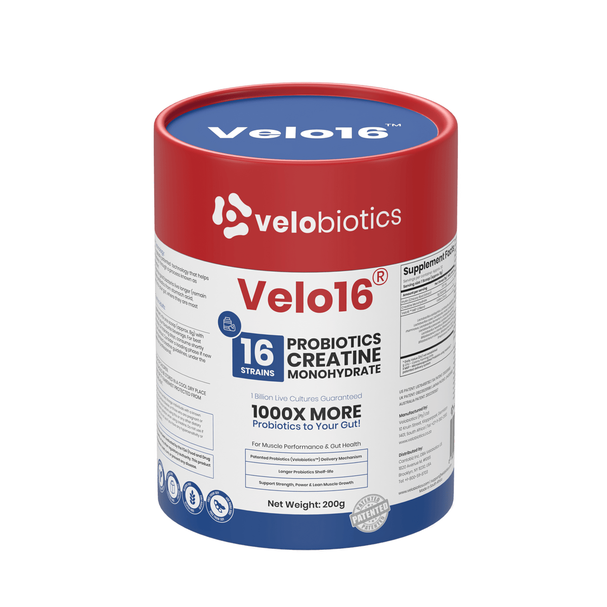 Velo16 Probiotics Creatine Monohydrate — image 2