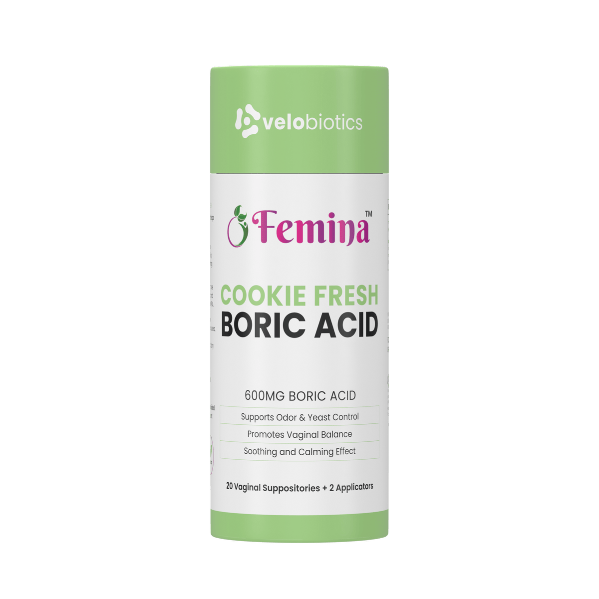 Femina COOKIE FRESH Boric Acid ONLY Suppositories — image 1