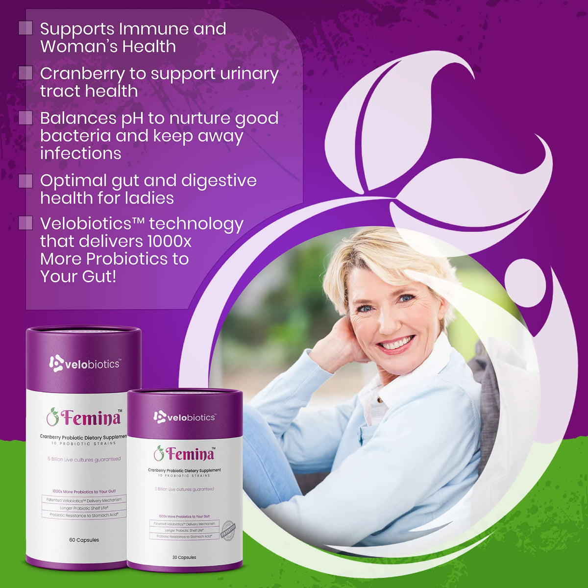 Femina™ Probiotic Capsules with Cranberry Extract — image 9