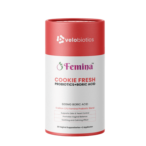 Femina Probiotics COOKIE FRESH with Boric Acid Suppositories