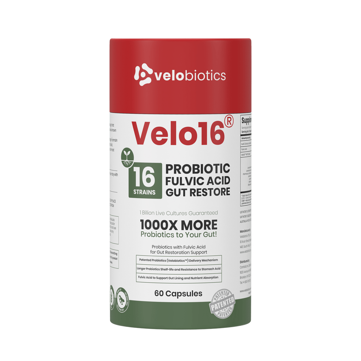 Velo16™ Probiotics + Fulvic Acid — image 1