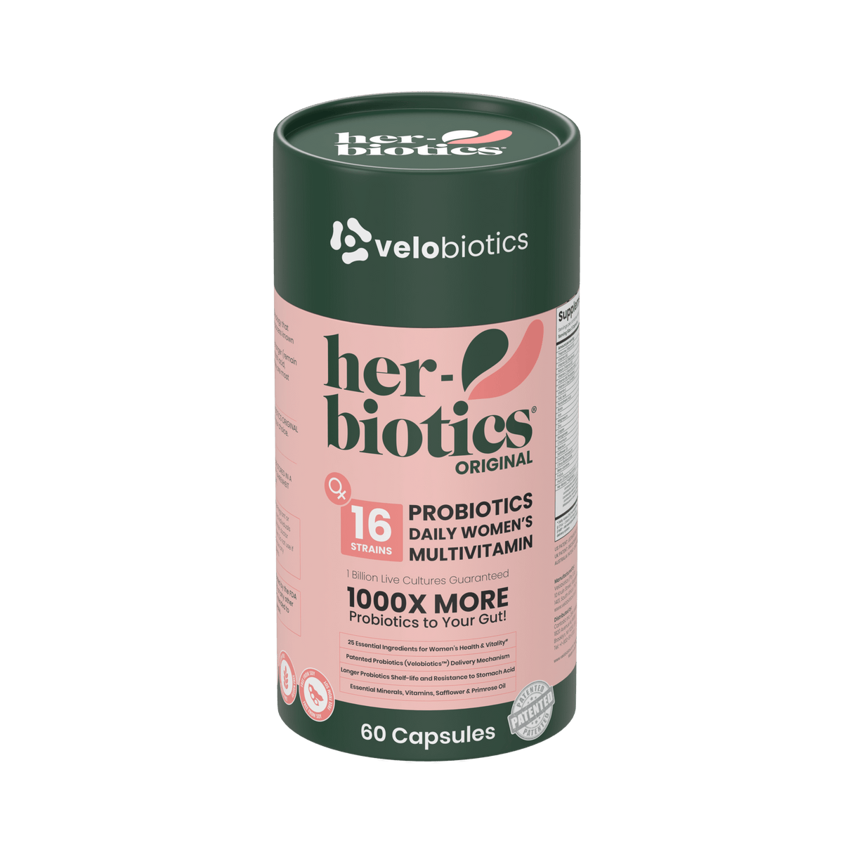 Her-Biotics Probiotics ORIGINAL Multivitamin Capsules (60s) — image 9