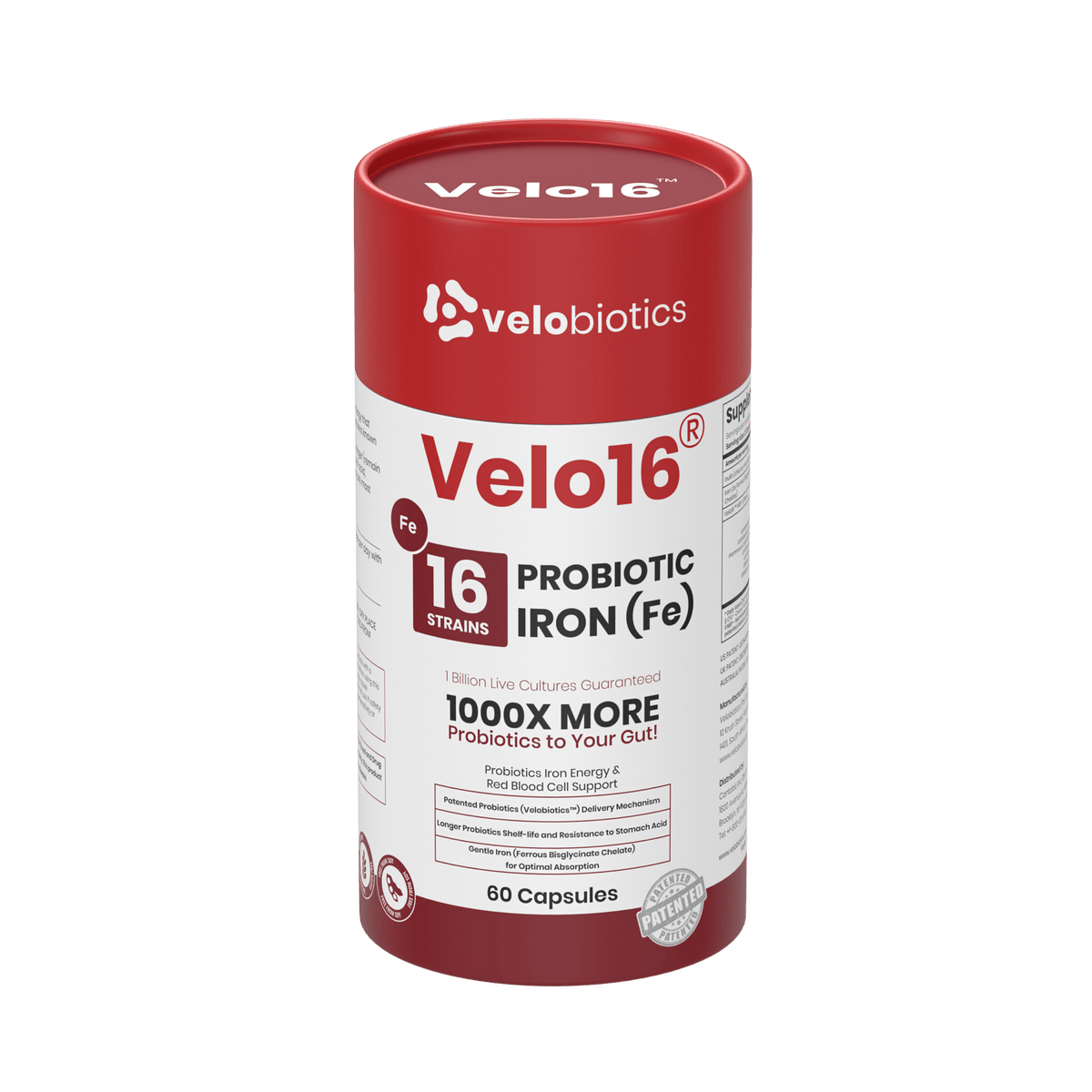 Velo16 Probiotics + Iron — image 2