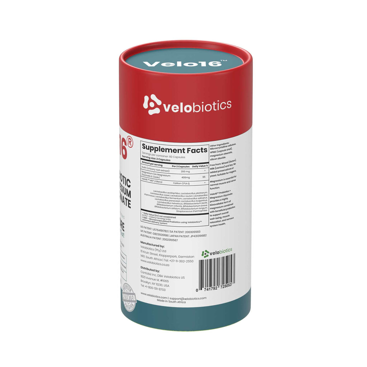Velo16 Probiotics Magnesium Glycinate — image 9
