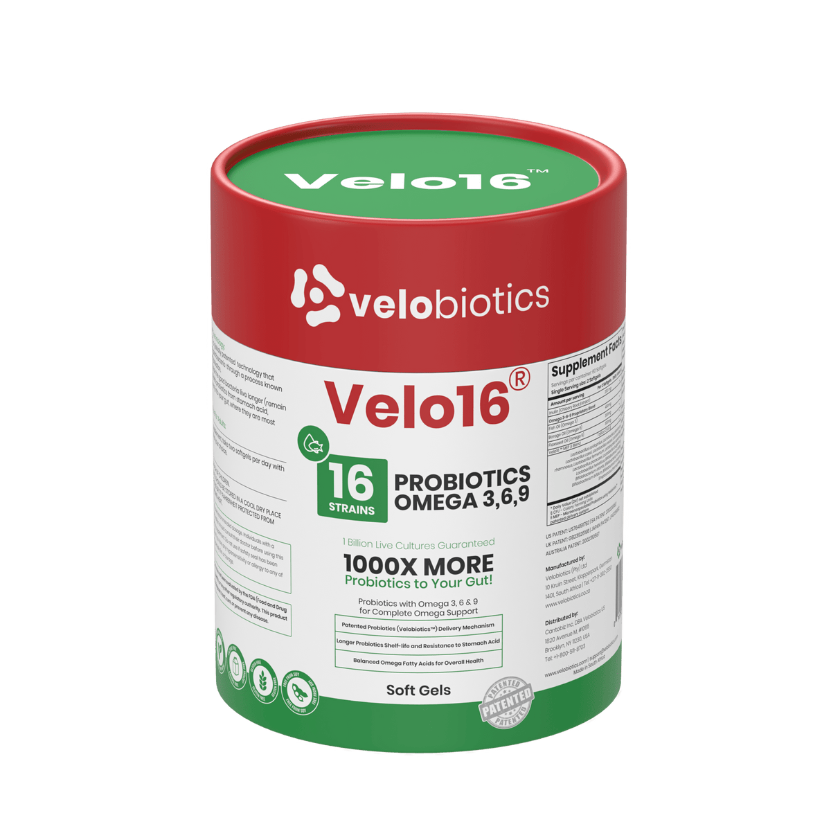 Velo16 Probiotics Omega 3, 6 and 9 — image 2