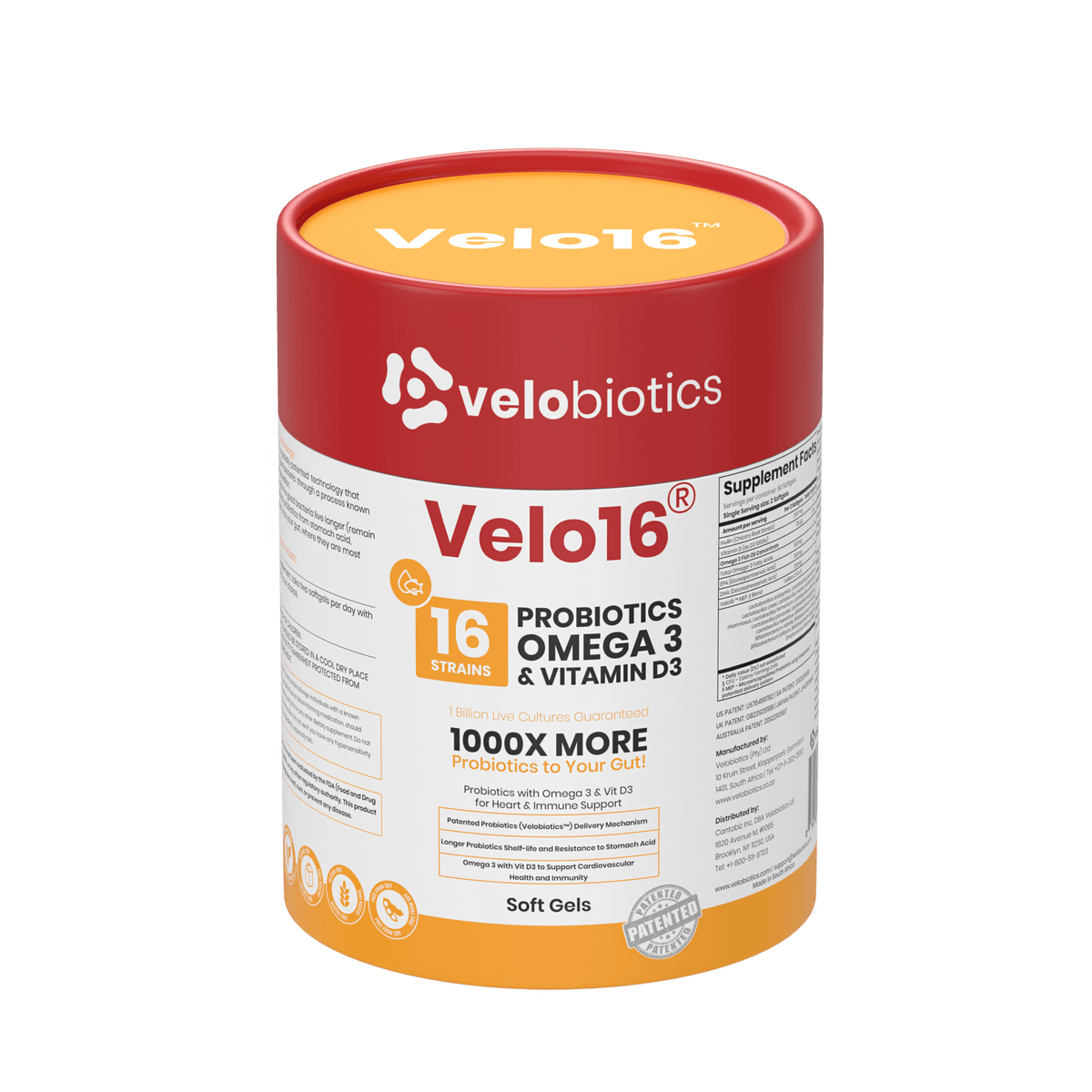 Velo16 Probiotics Omega 3 + Vit D3 — image 2