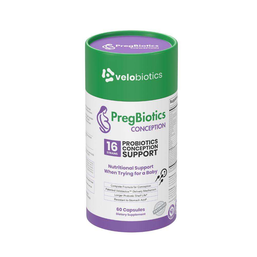 PregBiotics Conception probiotic supplement for fertility support in C-Essentials Kit