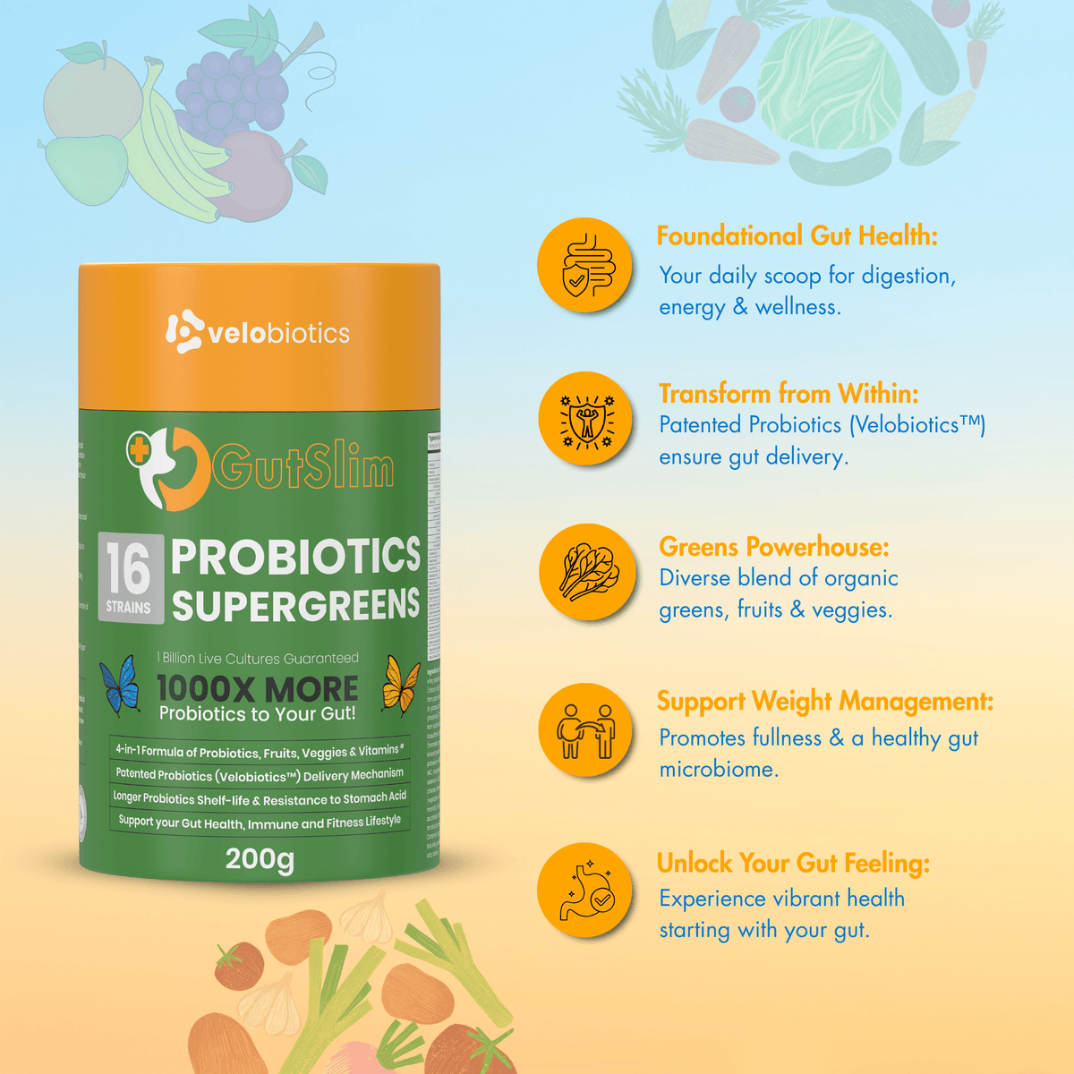 GutSlim Probiotics SuperGreens — image 5