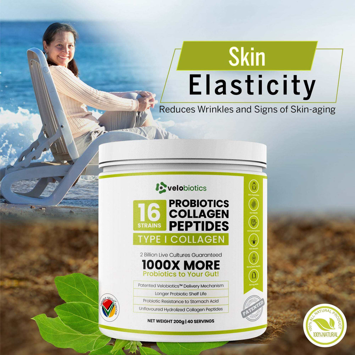 Almasi Probiotics Collagen Powder 200g — image 4