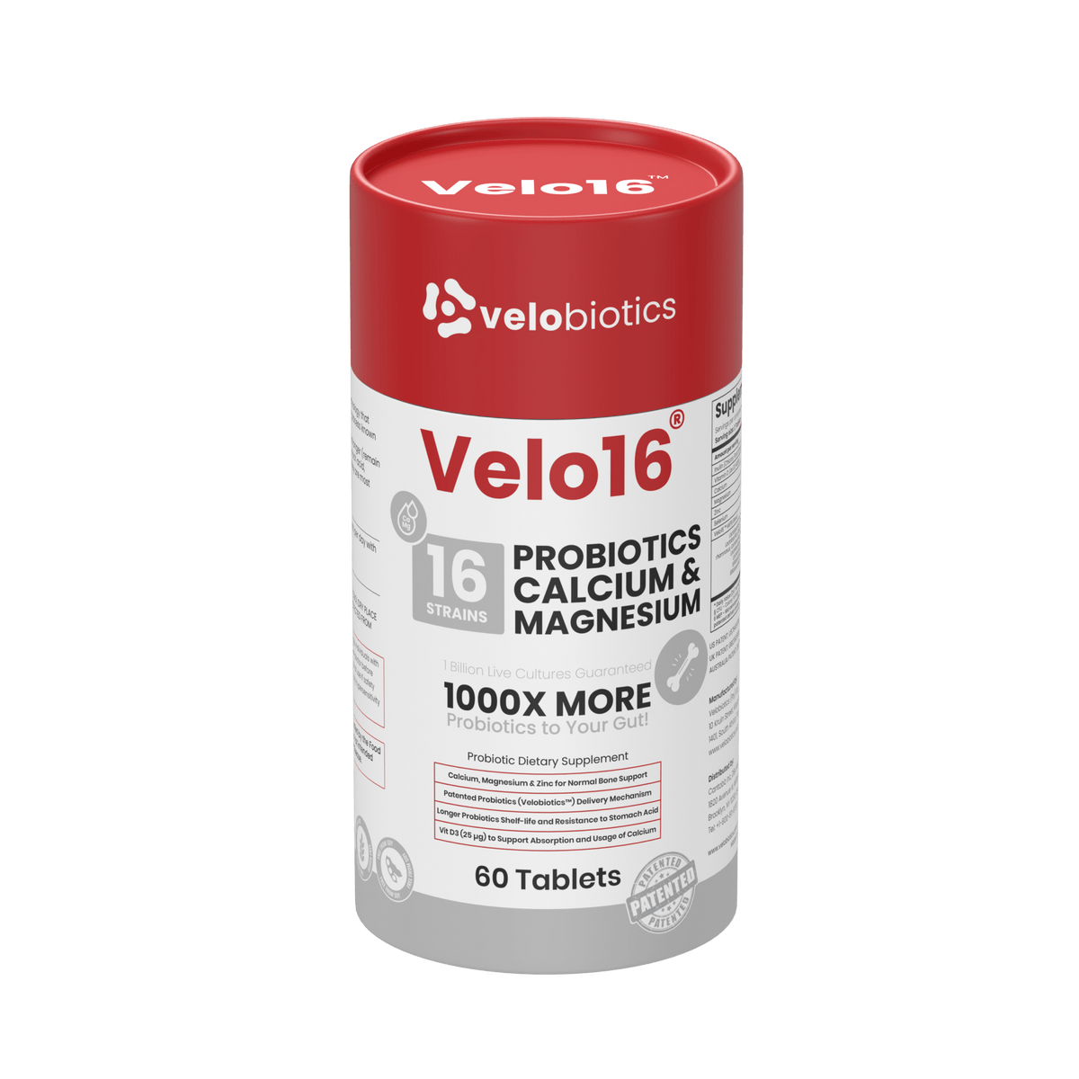 Velo16 Probiotics Calcium & Magnesium — image 3