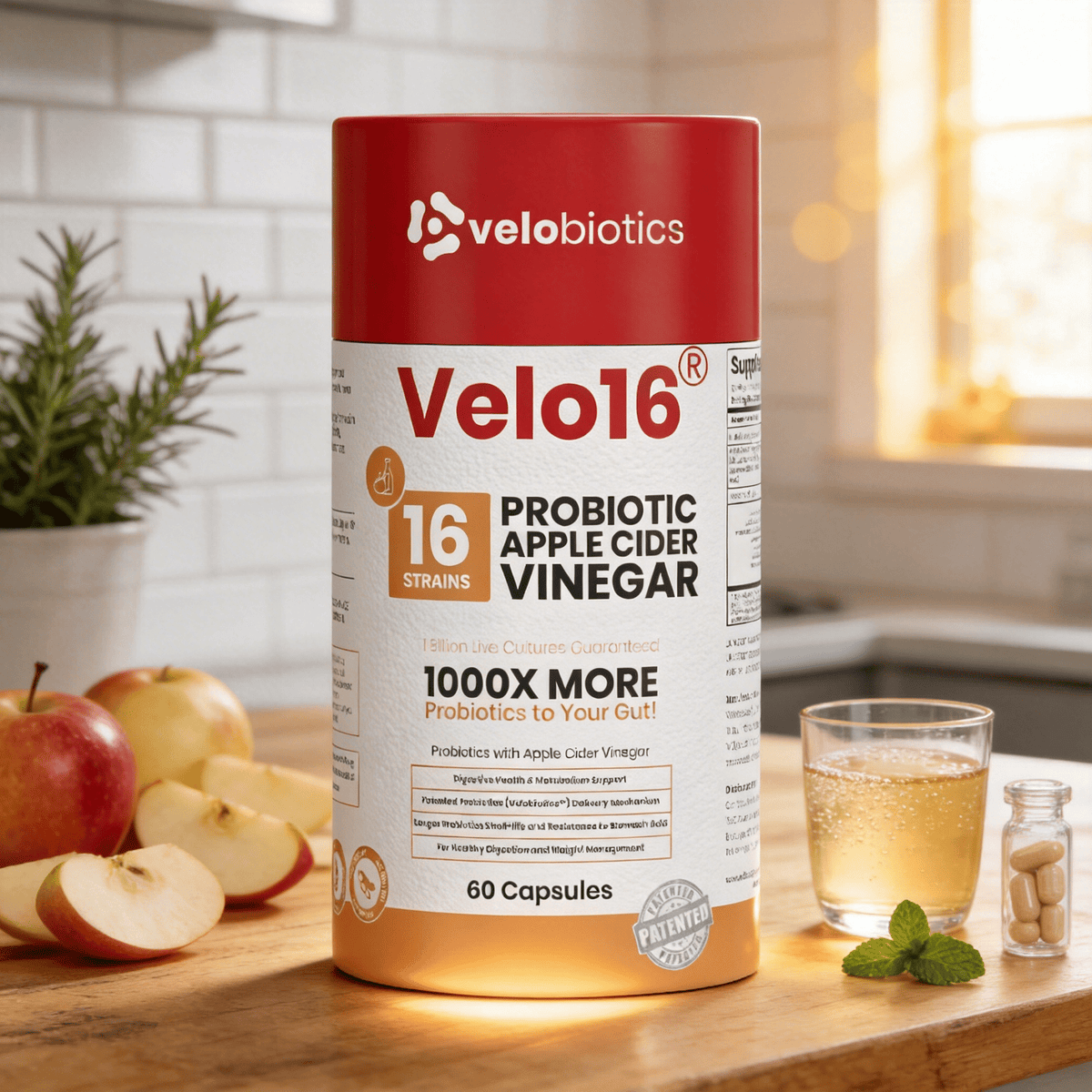 Velo16 Probiotics Apple Cider — image 2