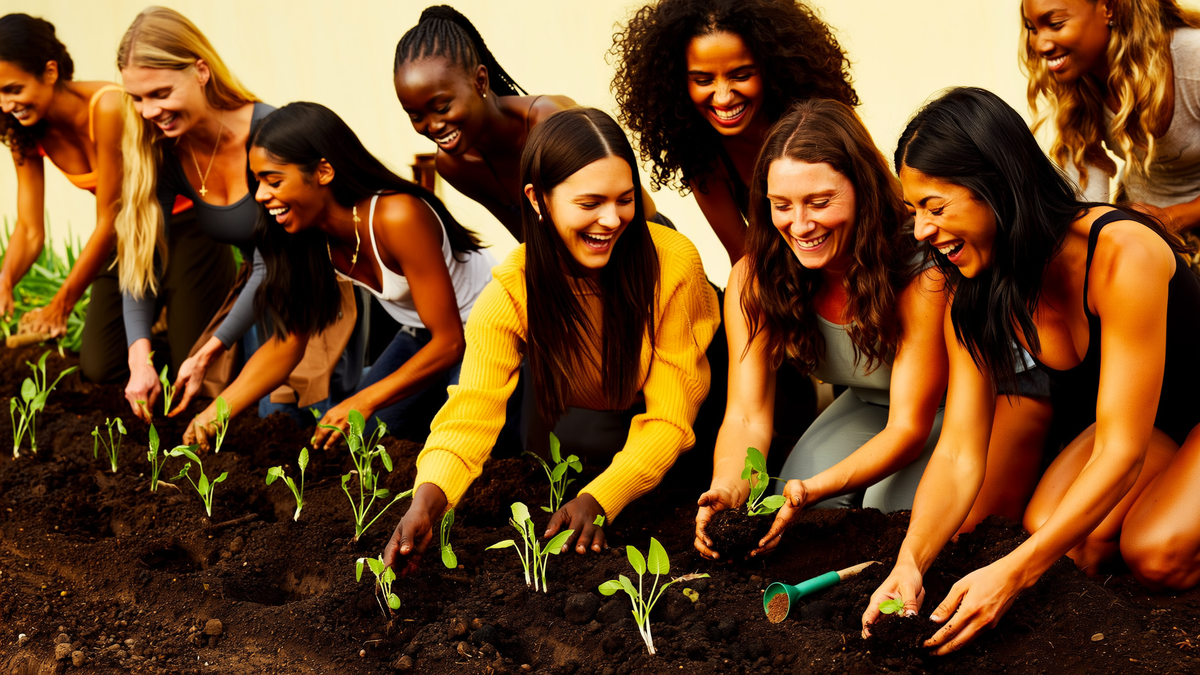 Women enjoying life, fulvic acid hero photo