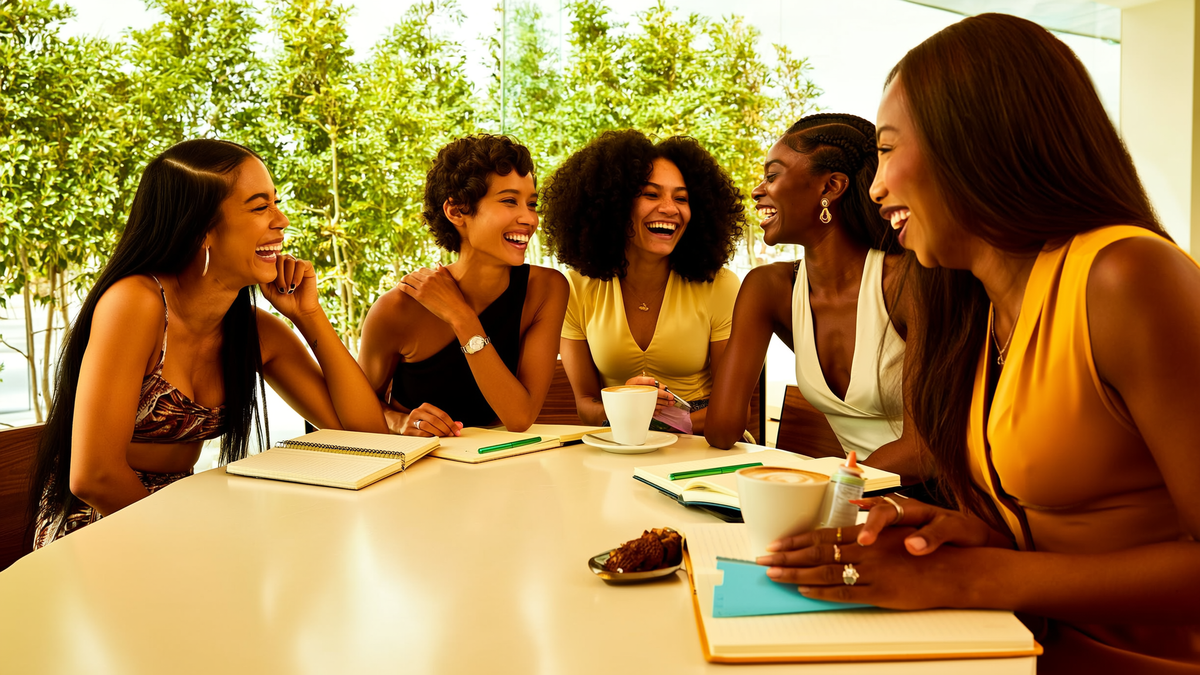 Women enjoying life, mind focus hero photo