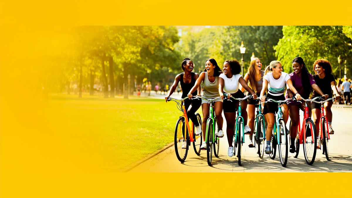Women enjoying life, vitamin b hero photo