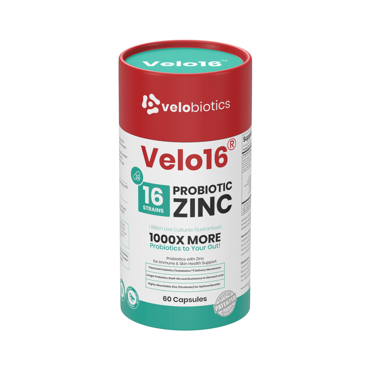 Velo16 Probiotics + Zinc Picolinate — image 3