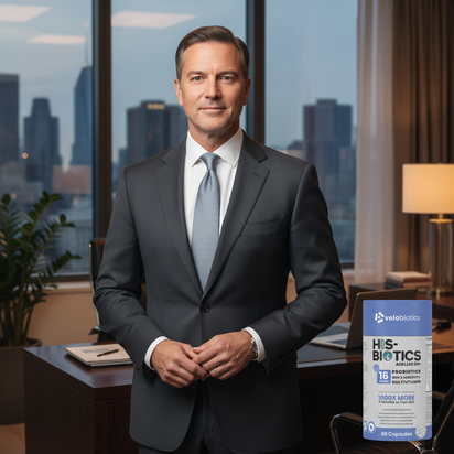 His-Biotics Original Ageless 50+ multivitamin with probiotics supporting prostate, heart, brain, and bone health for men over 50