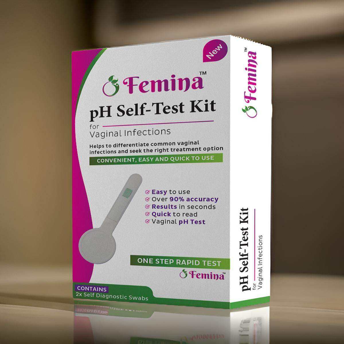 Femina Self-Test Vaginal pH Kit — image 2